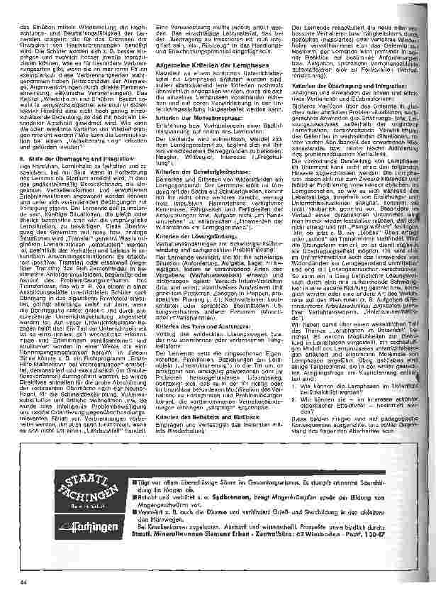 Vorschauseite 3: Unterricht und Lernen 2. Folge: Lernphasen im Unterricht