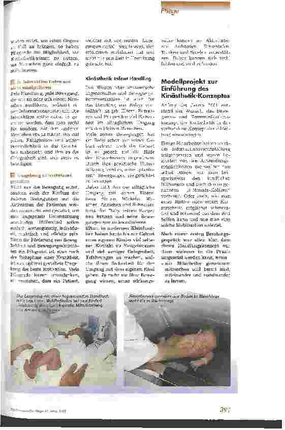 Vorschauseite 2: Kinästhetik Infant Handling in der ganzheitlichen Wochenpflege