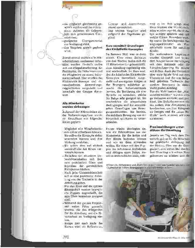 Vorschauseite 3: Kinästhetik Infant Handling in der ganzheitlichen Wochenpflege
