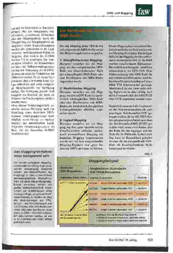 Vorschauseite 2: Die Uni Münster stellt ihre Mappingtabelle ins Internet Die Arbeit mit der Tabelle soll Durchschaubarkeit schaffen und helfen, Fehler aufzuspüren