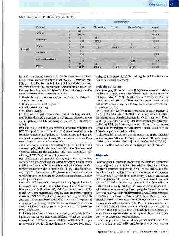 Vorschauseite 6: „Elisabeth Mobil mbH - die spezialisierte ambulante Palliativversorgung im Raum Halle (Saale) -eine wissenschaftliche Auswertung