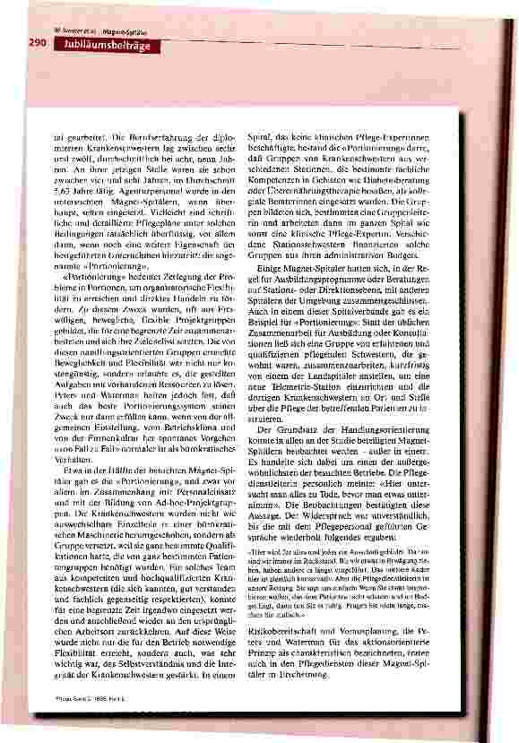 Vorschauseite 6: Magnet-Spitäler Institutionen mit Spitzenleistungen