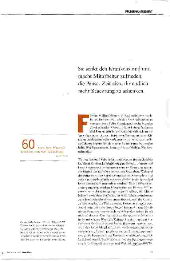 Vorschauseite 2: Burnout-Prophylaxe Nr. 1