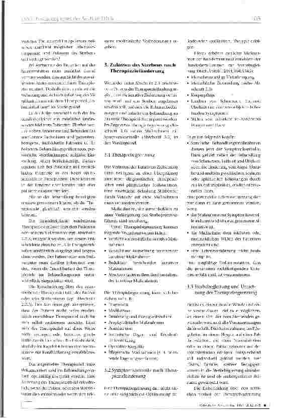Vorschauseite 3: Therapiezieländerung und Therapiebegrenzung in der Intensivmedizin