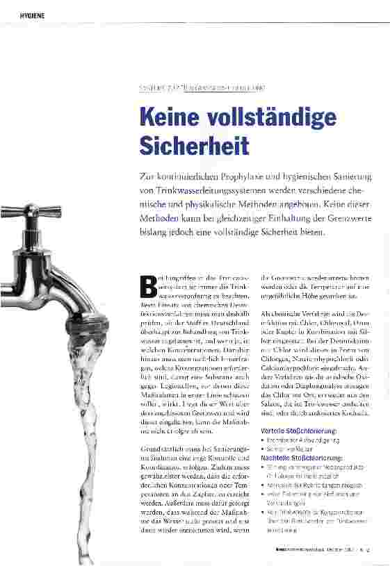 Vorschauseite 1: Keine vollständige Sicherheit