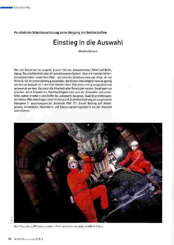 Vorschauseite 1: Einstieg in die Auswahl
