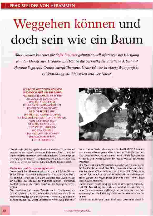 Vorschauseite 1: Weggehen können und doch sein wie ein Baum