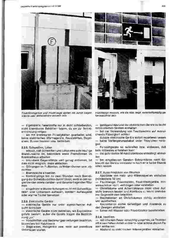 Vorschauseite 3: Lernzielkatalog: Brandschutz für Bedienstete in Krankenhäuser, in Altenheimen und vergleichbaren Einrichtungen