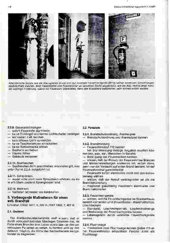 Vorschauseite 4: Lernzielkatalog: Brandschutz für Bedienstete in Krankenhäuser, in Altenheimen und vergleichbaren Einrichtungen