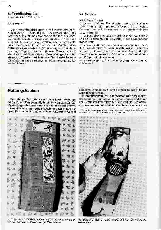 Vorschauseite 6: Lernzielkatalog: Brandschutz für Bedienstete in Krankenhäuser, in Altenheimen und vergleichbaren Einrichtungen