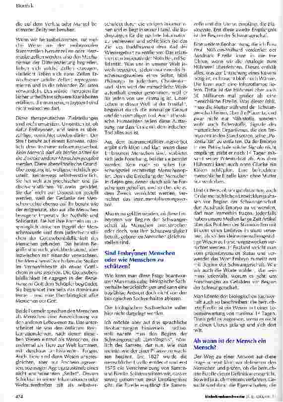 Vorschauseite 2: Droht uns ein Werteverfall? Ein bioethischer Diskurs zum Embyonenschutz