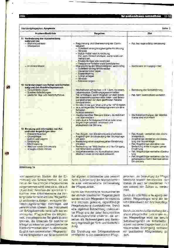 Vorschauseite 6: Qualitätssicherung ist für die Krankenpflege sehr wichtig