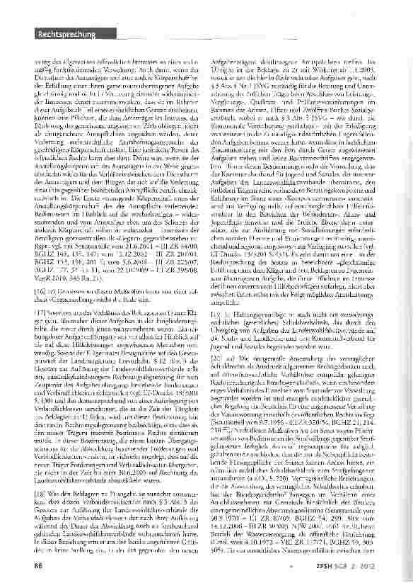 Vorschauseite 3: Auflösung von Landeswohlfahrtsverbänden; drittbezogene Amtspflichten; Eigengeschäftsführung; Schadensersatzpflicht nach Amtshaftungsgrundsätzen; verwaltungsrechtliches (gesetzlich…