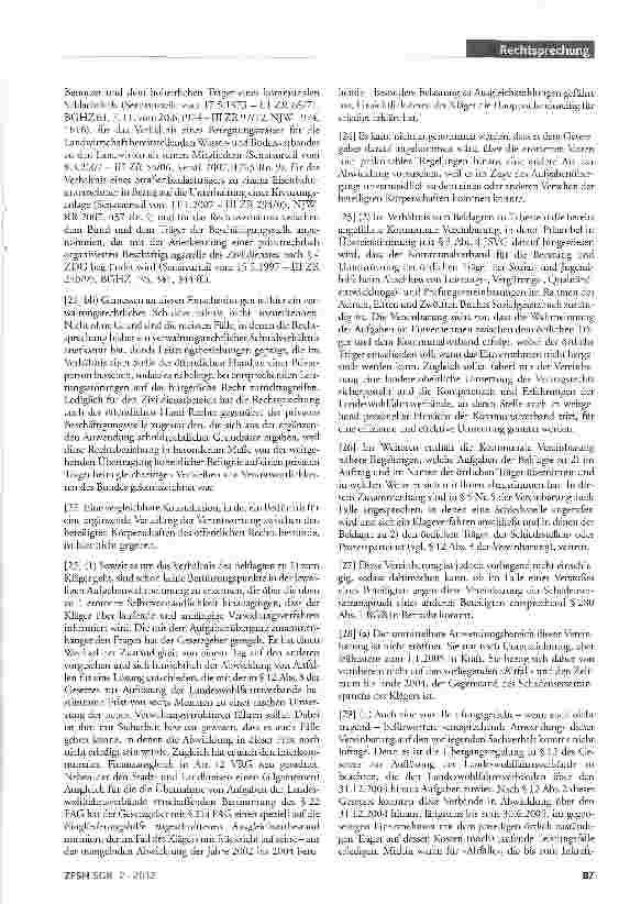 Vorschauseite 4: Auflösung von Landeswohlfahrtsverbänden; drittbezogene Amtspflichten; Eigengeschäftsführung; Schadensersatzpflicht nach Amtshaftungsgrundsätzen; verwaltungsrechtliches (gesetzlich…