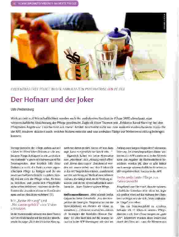 Vorschauseite 1: Der Hofnarr und der Joker
