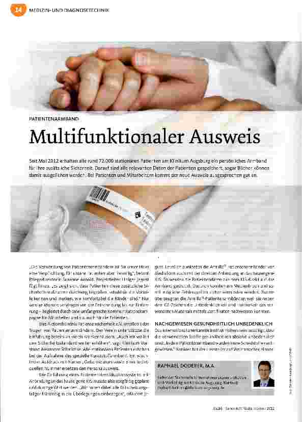 Vorschauseite 1: Multifunktionaler Ausweis