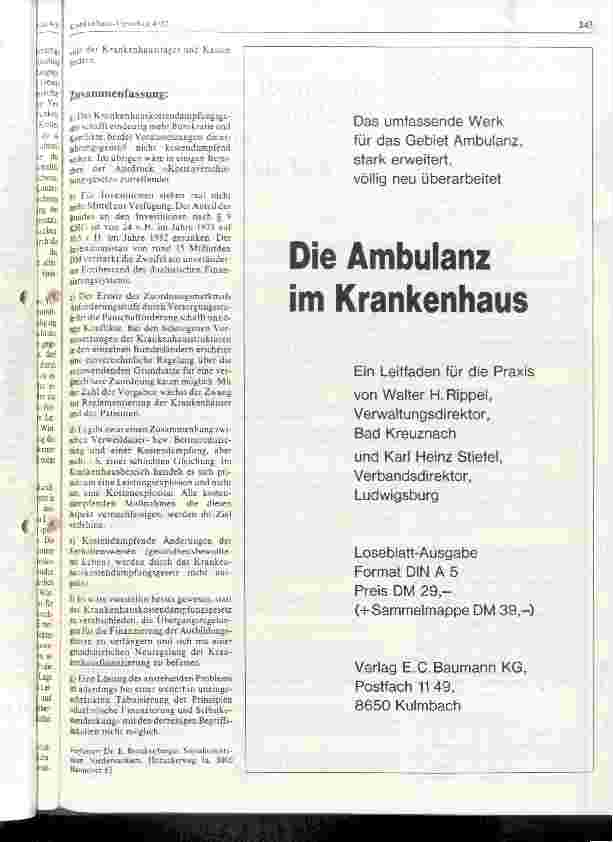 Vorschauseite 6: Die Auswirkungen des Krankenhauskostendämpfungsgesetzes ein wirksamer Versuch zur Kostendämpfung?
