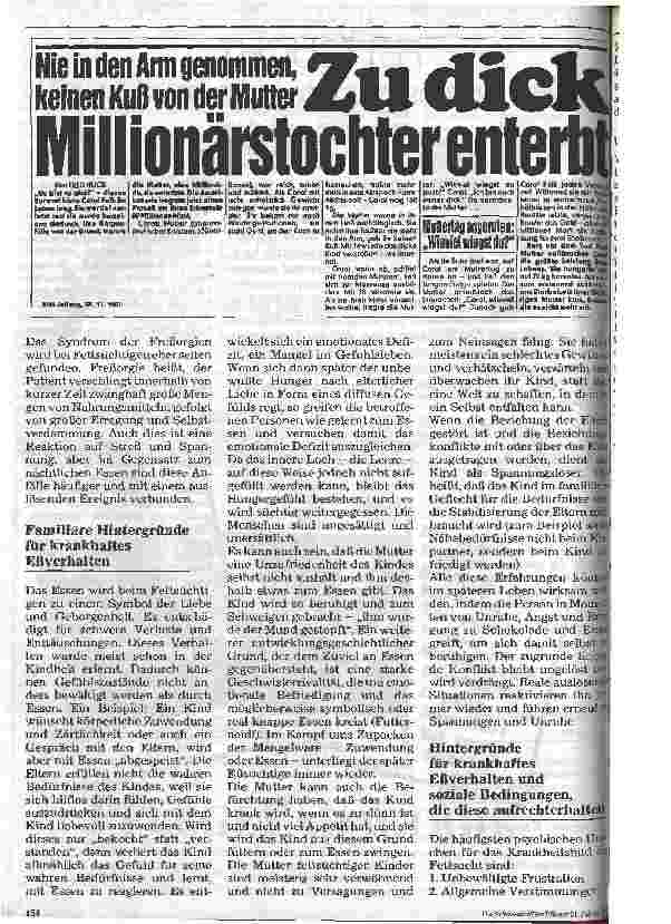 Vorschauseite 2: Fettsucht Eine psychosamatische Erkrankung?