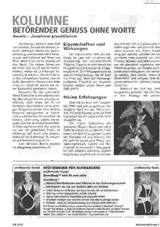 Vorschauseite 1: BETÖRENDER GENUSS OHNE WORTEJasmin - Jasminum grandiflorum