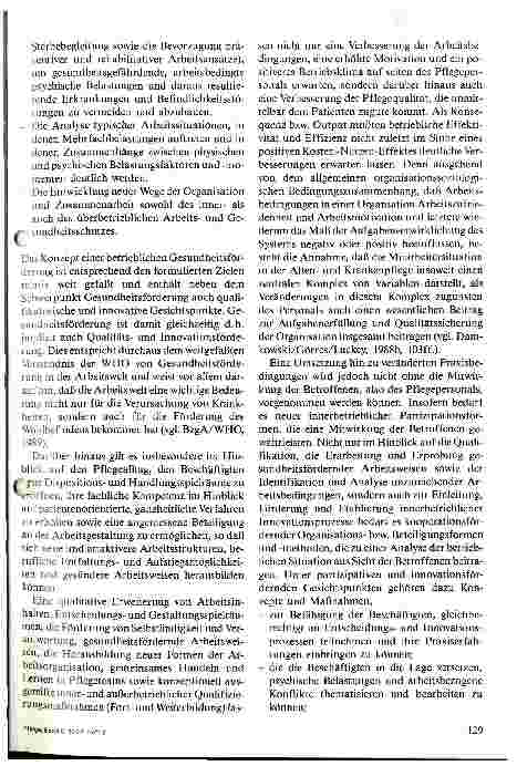 Vorschauseite 4: Gesundheitsund Qualitätszirkel - ein partizipativer Ansatz in der Altenund Krankenpflege (1. Teil)