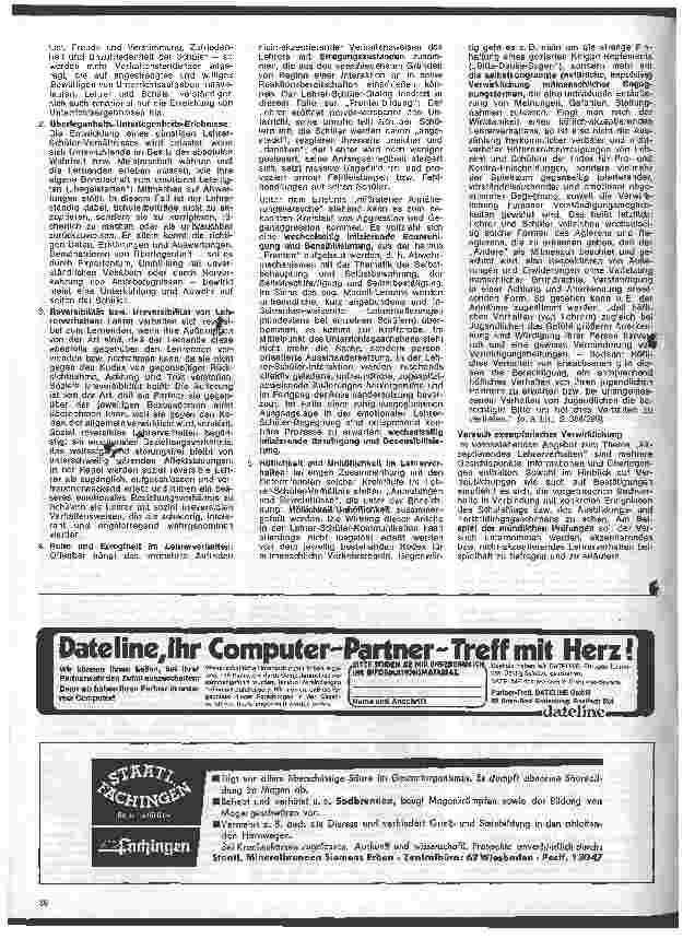 Vorschauseite 3: Unterricht und Lernen 6. Folge: Akzeptierendes Lehrerverhalten