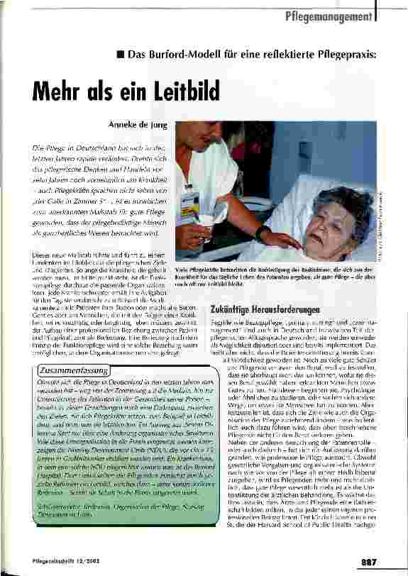 Vorschauseite 1: Mehr als ein Leitbild