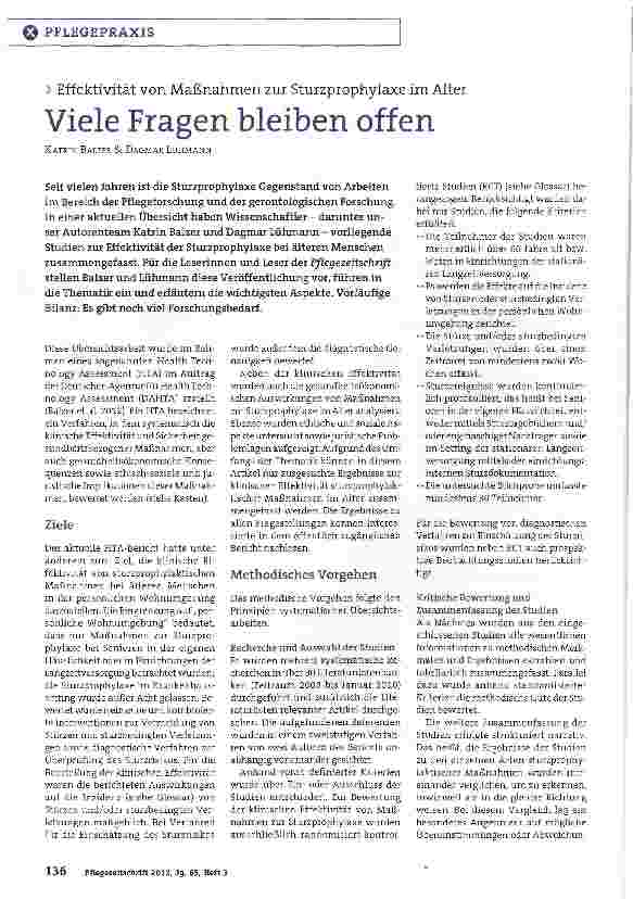 Vorschauseite 1: Viele Fragen bleiben offen
