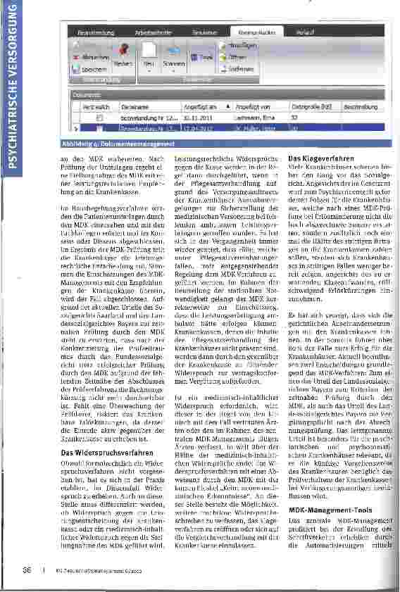Vorschauseite 4: MDK-Management in der PsychiatrieDas alte System stößt an seine Grenzen!