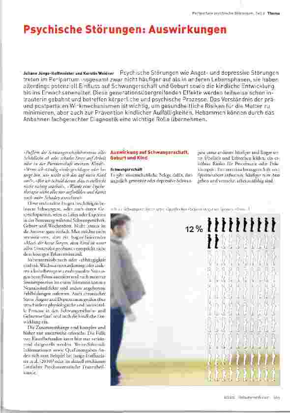Vorschauseite 1: Psychische Störungen: Auswirkungen