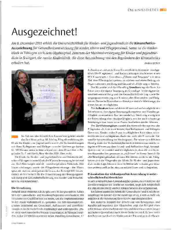 Vorschauseite 1: Ausgezeichnet!