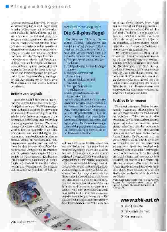Vorschauseite 3: Lücken im Medikamentenmanagement geschlossen