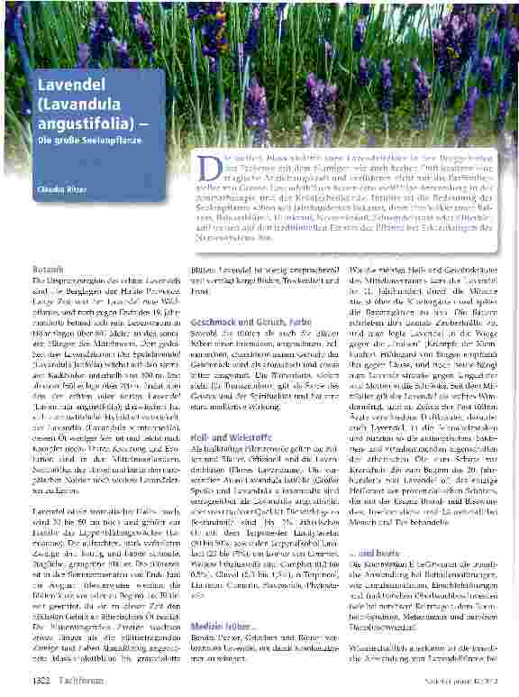 Vorschauseite 1: Lavendel