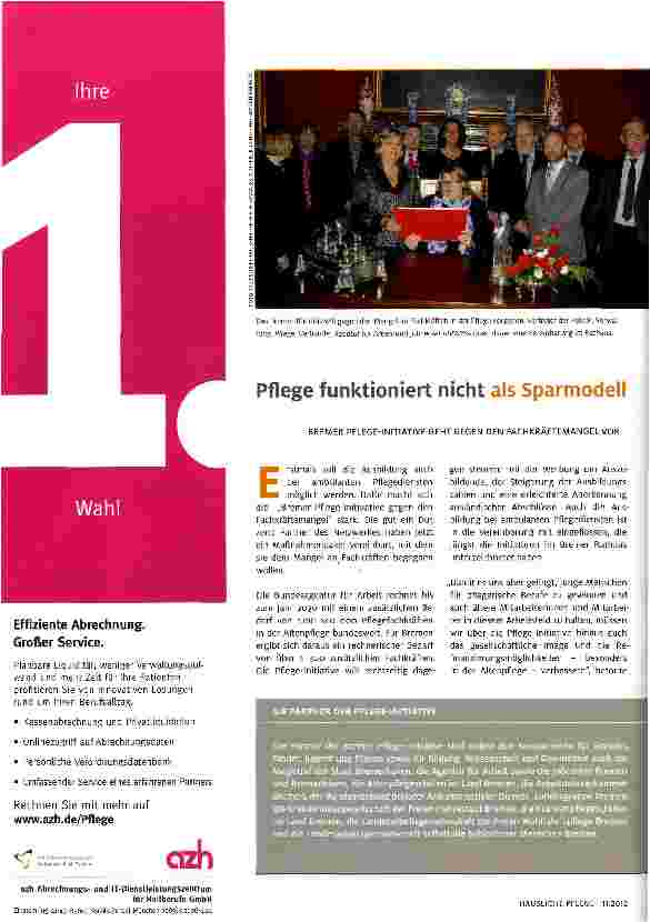 Vorschauseite 1: Pflege funktioniert nicht als Sparmodell