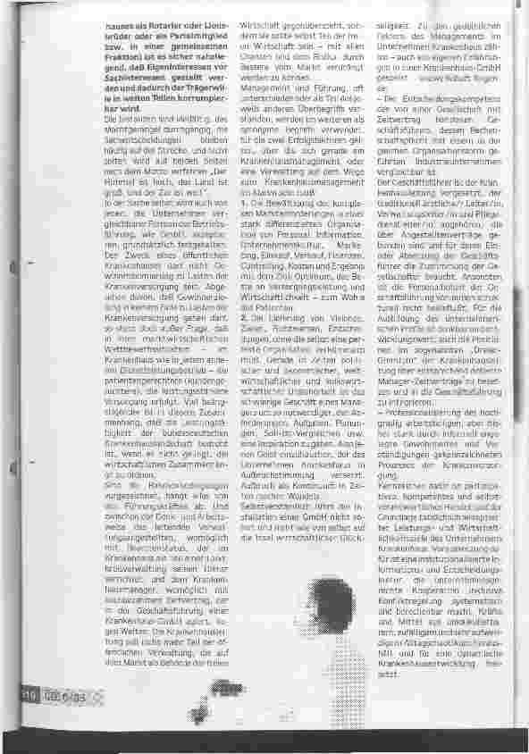 Vorschauseite 5: Management statt Verwaltung Der Apfel Unternehmen Krankenhaus hängt überreif am Baum d.Erkenntnis.