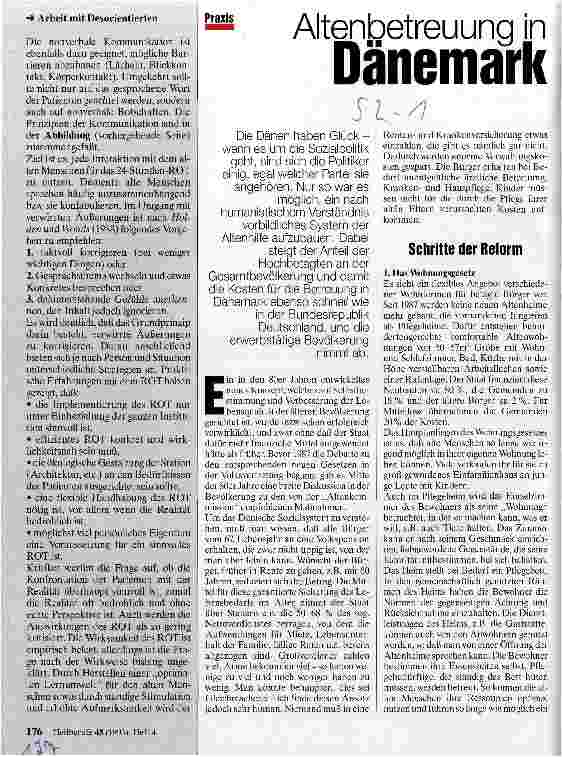 Vorschauseite 3: Arbeit mit desorientierten alten Menschen