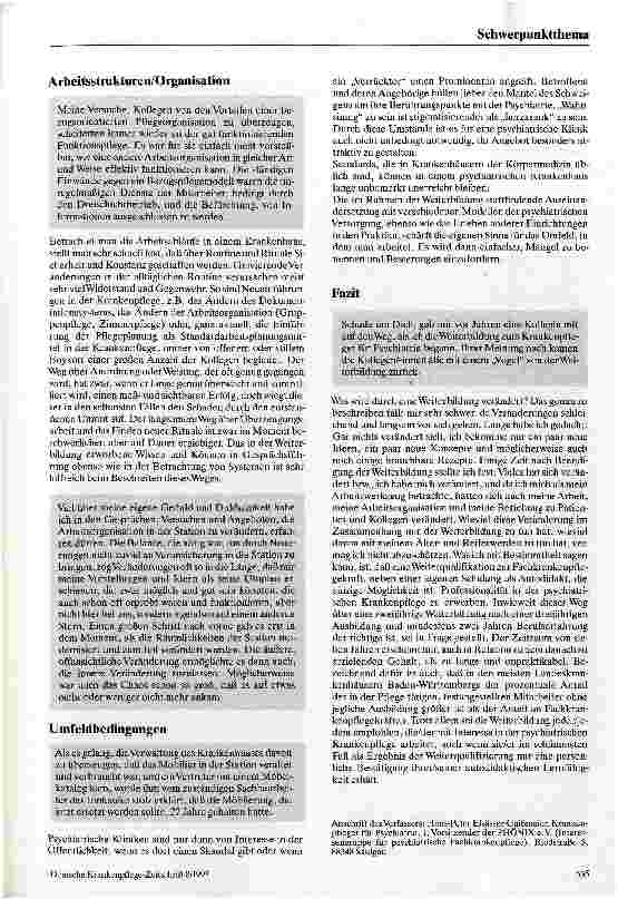 Vorschauseite 3: Weiterbildung zur Fachkrankenpflegekraft für Psychiatrie - lohnt das überhaupt?