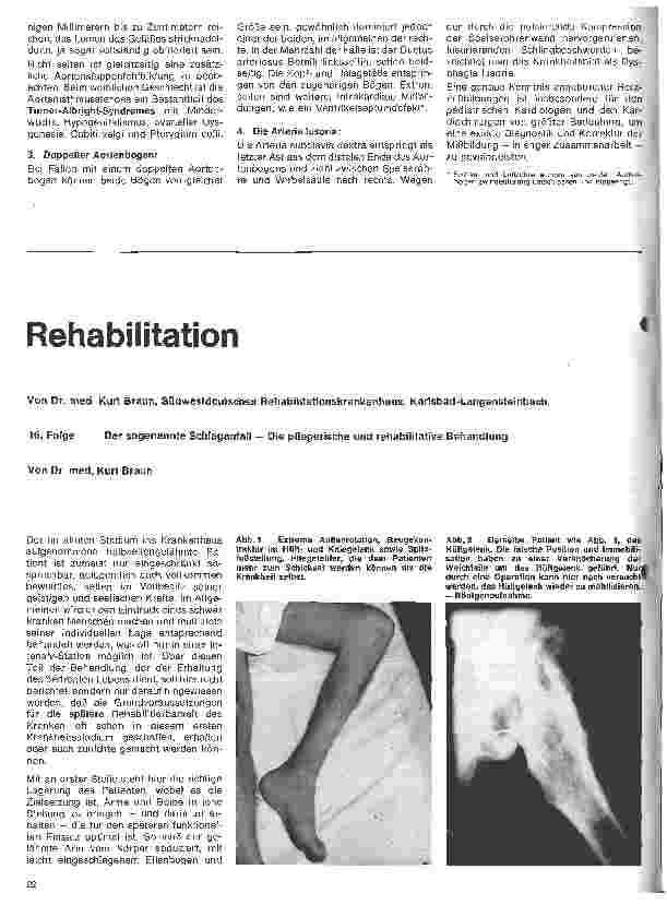 Vorschauseite 1: Rehabilitation 16. Folge: Der sogenannte Schlaganfall