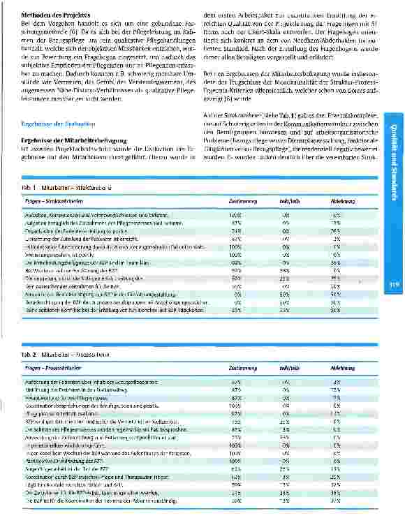 Vorschauseite 2: Dezentral organisierte Qualitätssicherung am Beispiel der Bezugspflegeorganisationsform Teil 3