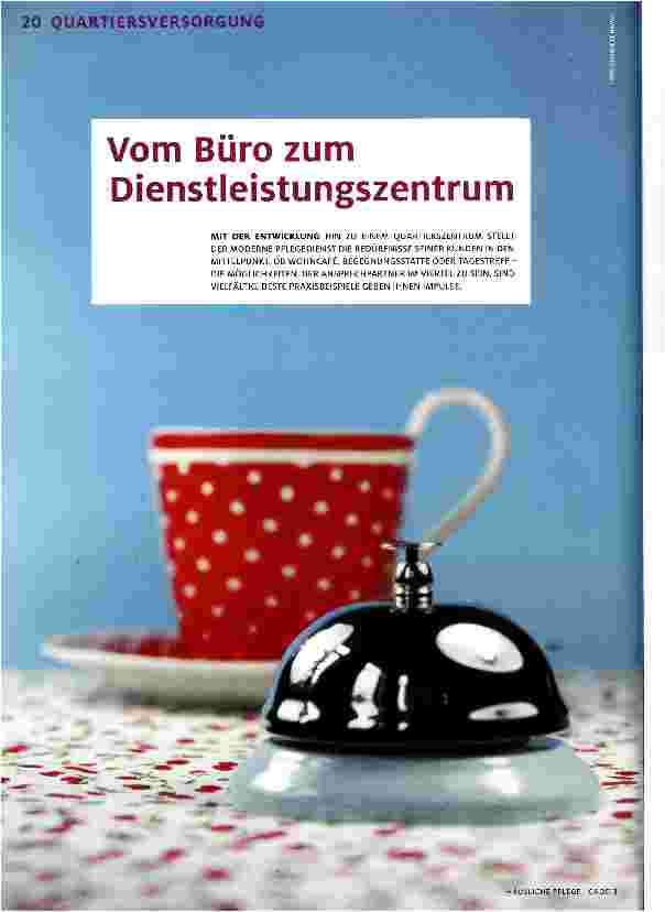 Vorschauseite 1: Vom Büro zum Dienstleistungszentrum