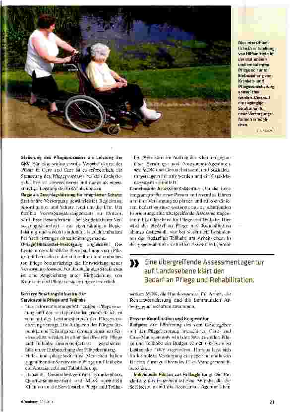 Vorschauseite 4: Pflege neu ausrichten