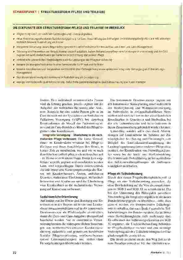 Vorschauseite 5: Pflege neu ausrichten