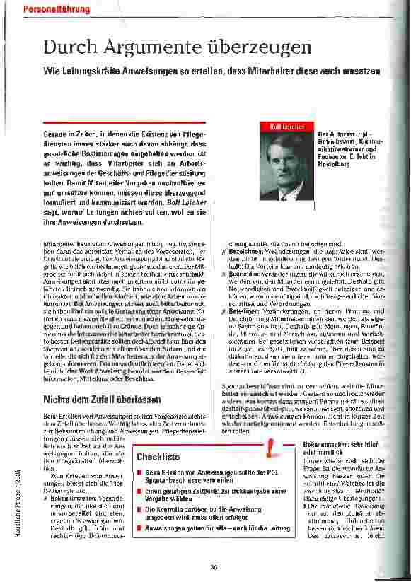 Vorschauseite 1: Durch Argumente überzeugen