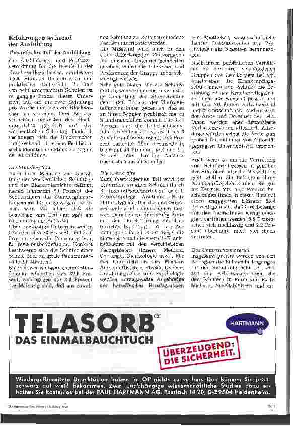 Vorschauseite 6: Thema: Der Weg in die Krankenpflege 1.Preis verliehen an eine Schülergruppe der Krankenpflegeschule Bietigheim