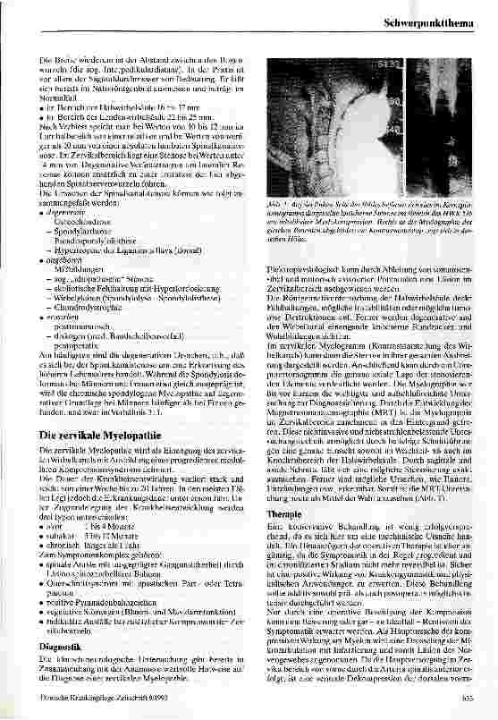 Vorschauseite 2: Die Spinalkanalstenose