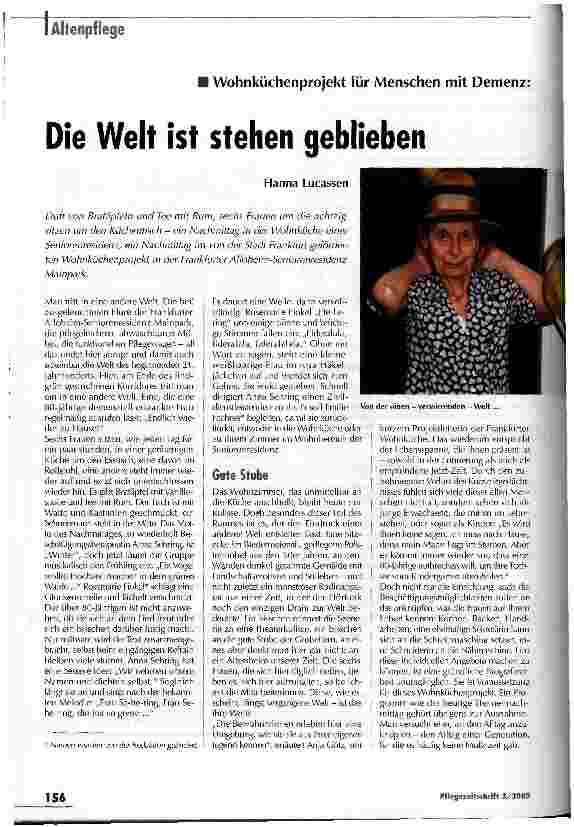 Vorschauseite 1: Die Welt ist stehen geblieben