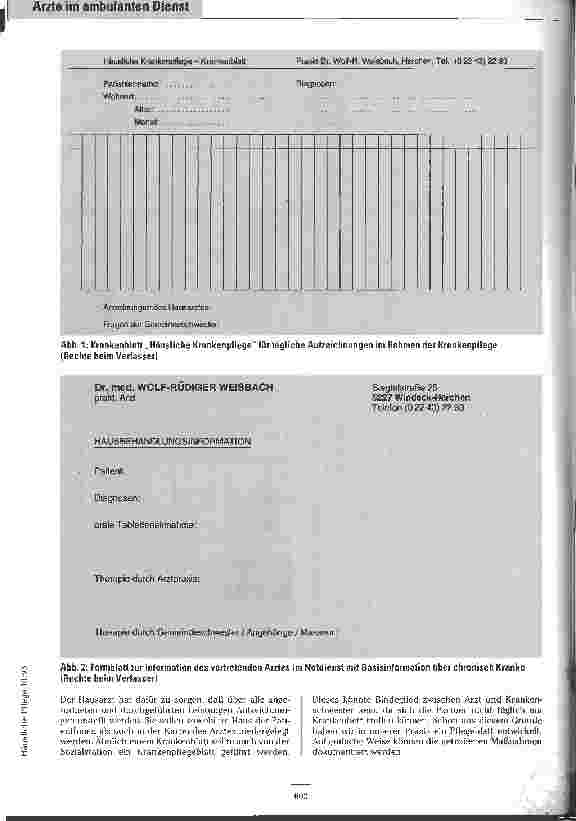 Vorschauseite 5: Aus der Praxis in die Praxis Der ärztliche Hausbesuch als entscheidender Beitrag zur häusl. Pflege