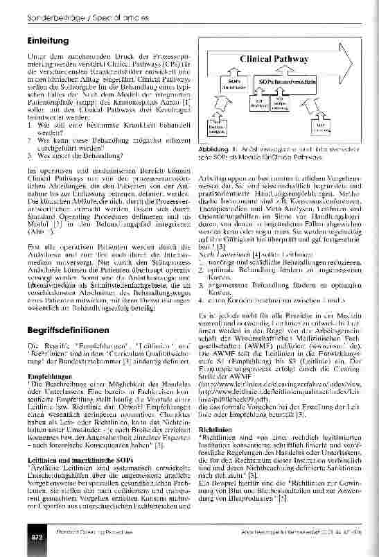 Vorschauseite 2: Entwicklung von Standard Operating Procedures in der Anästhesie und Intensivmedizin
