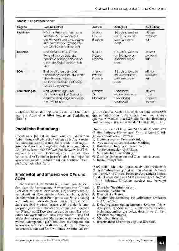 Vorschauseite 3: Entwicklung von Standard Operating Procedures in der Anästhesie und Intensivmedizin