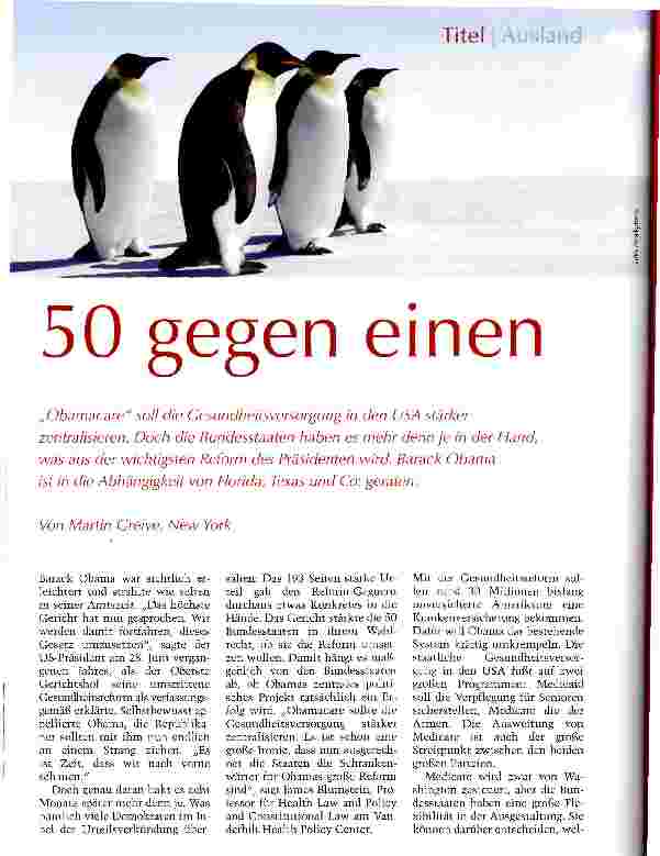 Vorschauseite 1: 50 gegen einen
