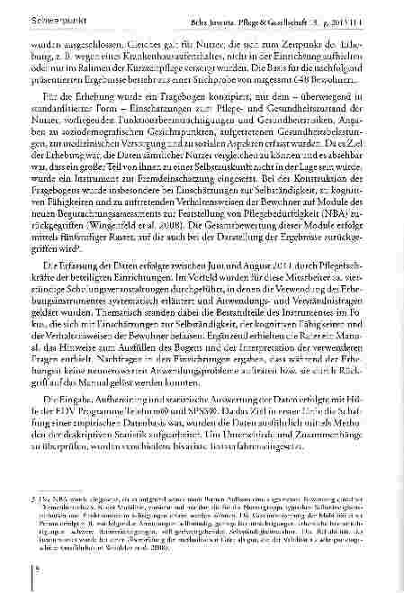 Vorschauseite 4: Potenziale von Gesundheitsförderung bei Heimbewohnern - Ergebnisse einer empirischen Bestandsaufnahme